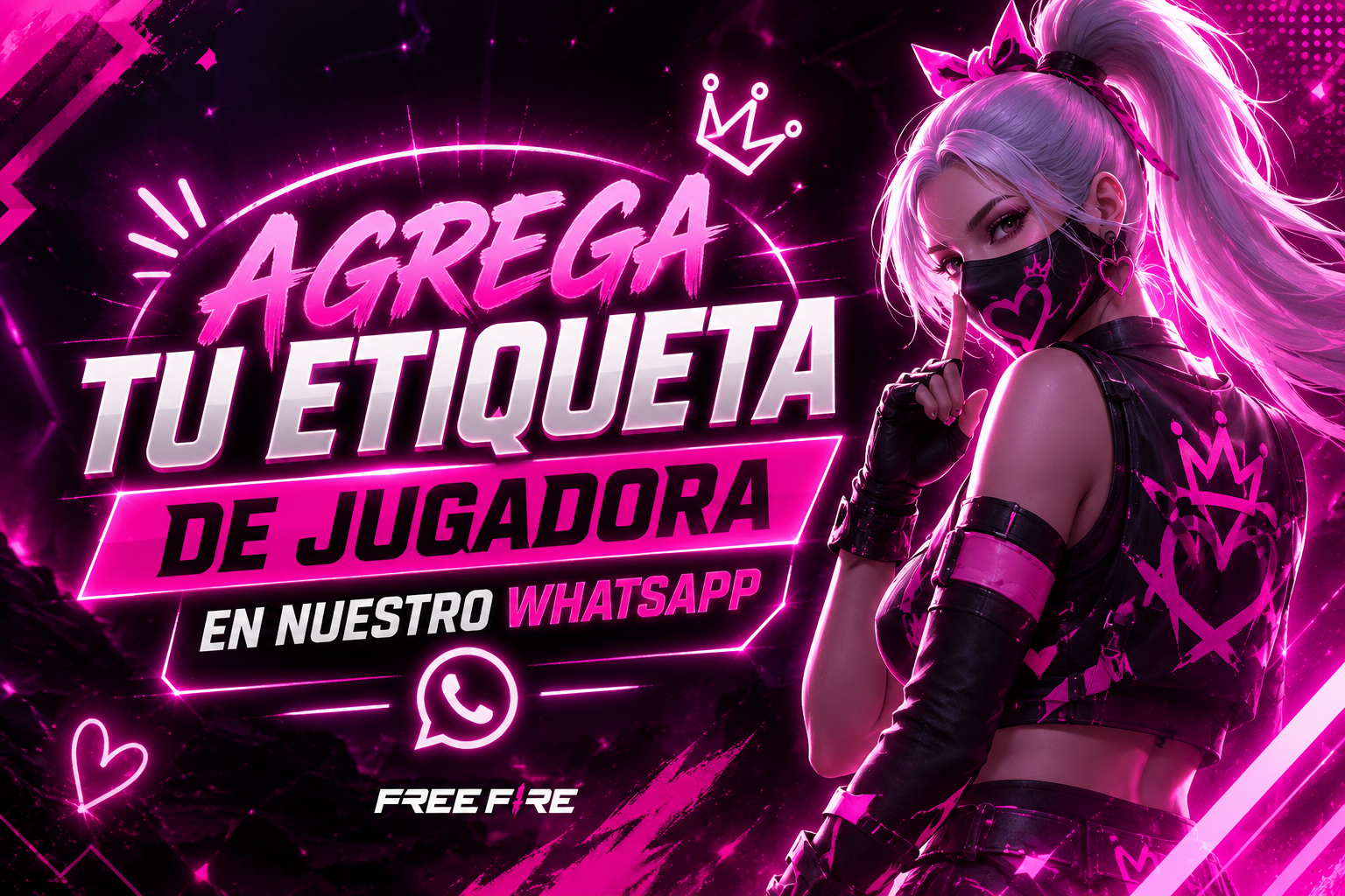 Agrega tu etiqueta en WhatsApp